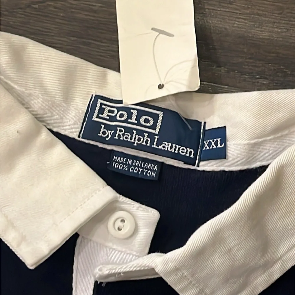 Polo Ralph Lauren US-67 Polo Long Sleeve Shirt Vintage 1993 Rugby Mens Size XXL